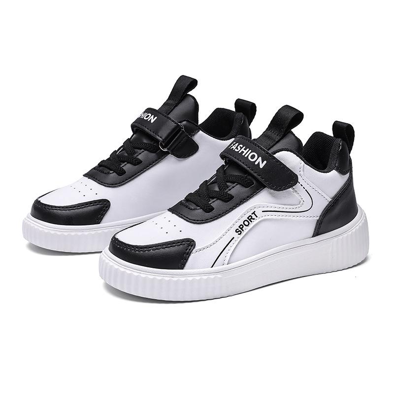 Kids' Soft Sole White Sneakers - 2026 Spring/Autumn Stylish Casual Sports Shoes