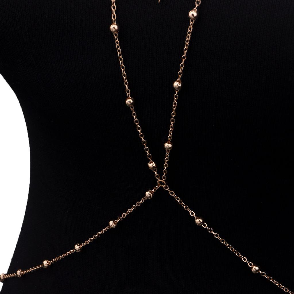 Europe, America, sexy personalized bikini bra body chain, women's body bead chain accessories