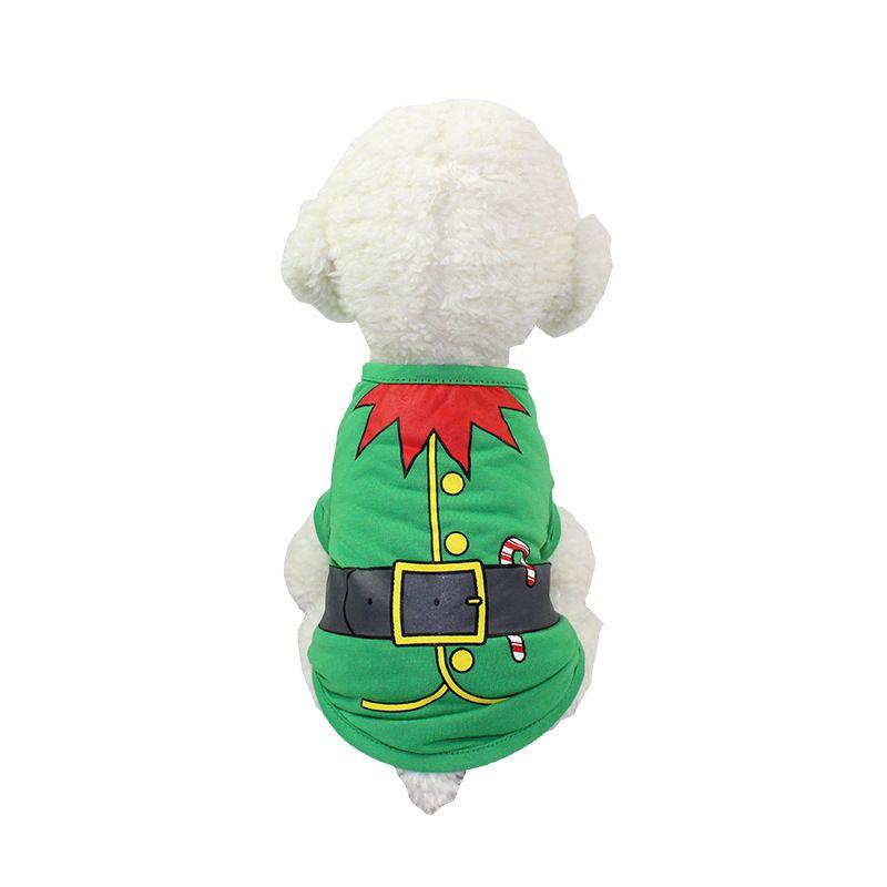 

Cozy Christmas Pet Clothes Dog Santa Sweater Shirt For Adorable Puppies And Cats