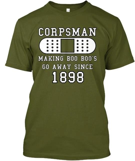 

Corpsman Up Tee T shirt Made in the USA Size S to 5XL 3XL
