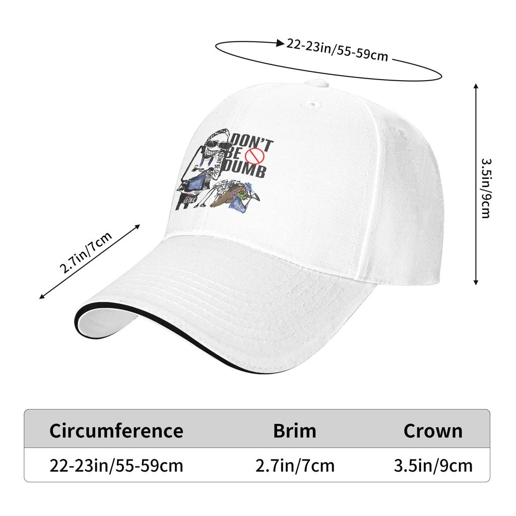 Spring Don't Be Dumb Baseball Cap AS-AP Rocky Album Kpop Rock Fashion Print Sun Trucker Hat Couple WomenSunscreen Baseball Caps