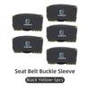 Car Suede Safety Belt Buckle Protector Cover Interior Accessories For Volvo AWD C30 C70 S60 S80 T6 V40 V50 V60 V70 V90 XC60 XC90