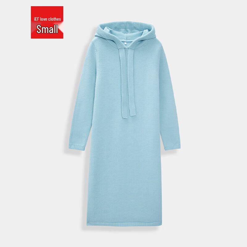 IEF Aiyifu 2024 Осенняя Мода Вязаное Платье-Свитшот XS