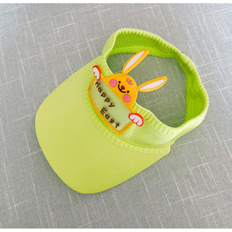 Children's hat summer baby cap cartoon sunscreen hat cute rabbit sunshade empty top hat