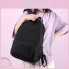 Solid Color School Backpack With Oxford Cloth For Teens And Students
