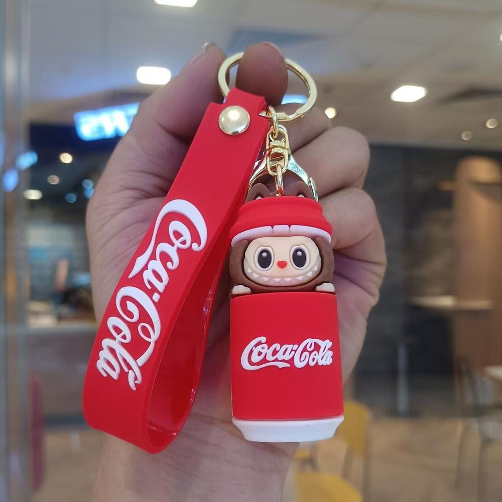 Buck Tooth Sheep Keychain Cute Cartoon Doll Schoolbag Pendant Car Key Chain Gift