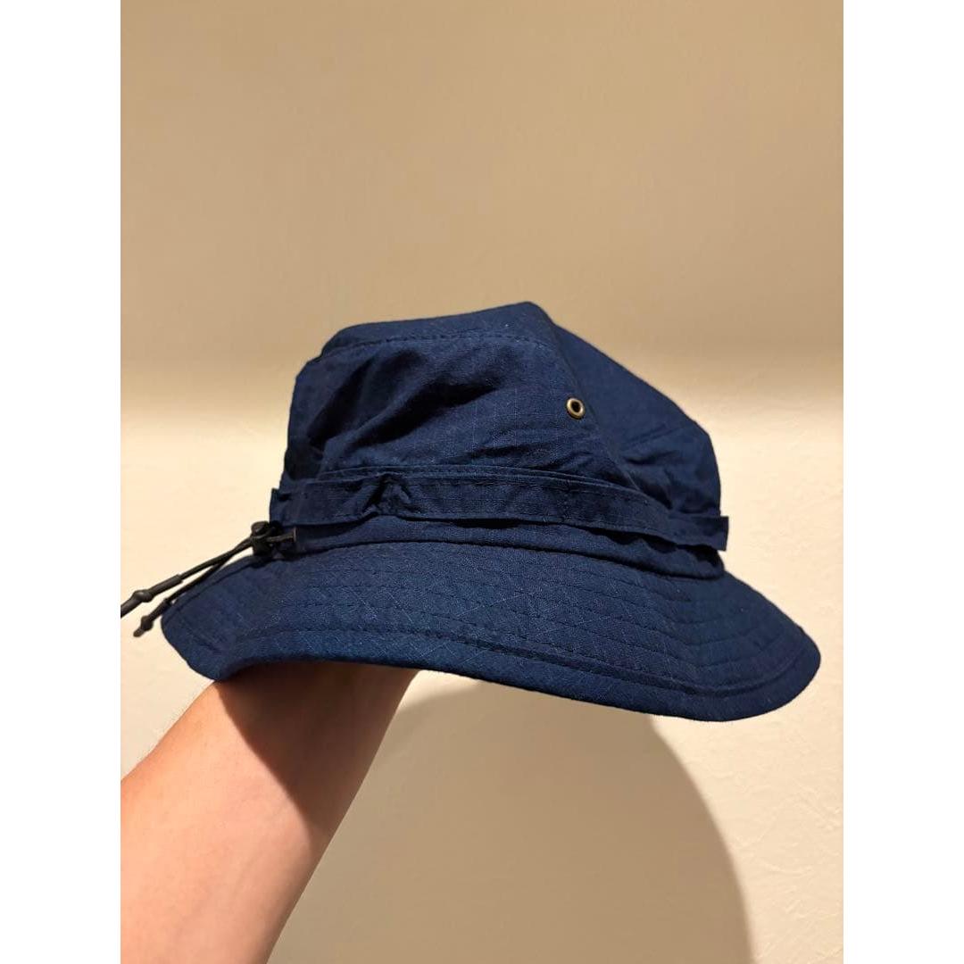 Used BEAMS Navy Bucket Hat Adjustable
