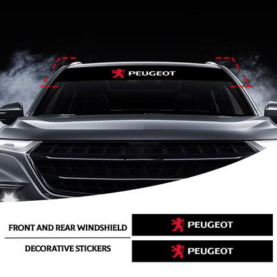 Autocolante Parbriz Față Emblema Decorativă Față și Spate Pentru 308 408 508 RCZ 208 3008 2008 206 207 108 406 407 408 206 207 208 306 307