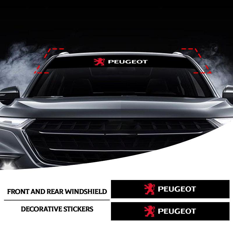 Autoaufkleber für die Frontscheibe vorne und hinten dekoratives Emblem für Peugeot 308 408 508 RCZ 208 3008 2008 206 207 108 406 407 408 206 207 208 306 307