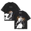 Ichigo Kurosaki Graphic Tshirt Anime BLEACH Vintage Washed  T Shirt Men Women Clothing  Cotton Short Sleeve Tees