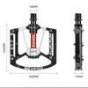 WEST BIKING Professionelle Fahrradpedale 280g Leichtes CNC-Aluminium 3-fach-Lager aus Molybdänstahl Erweiterte Fahrradteile