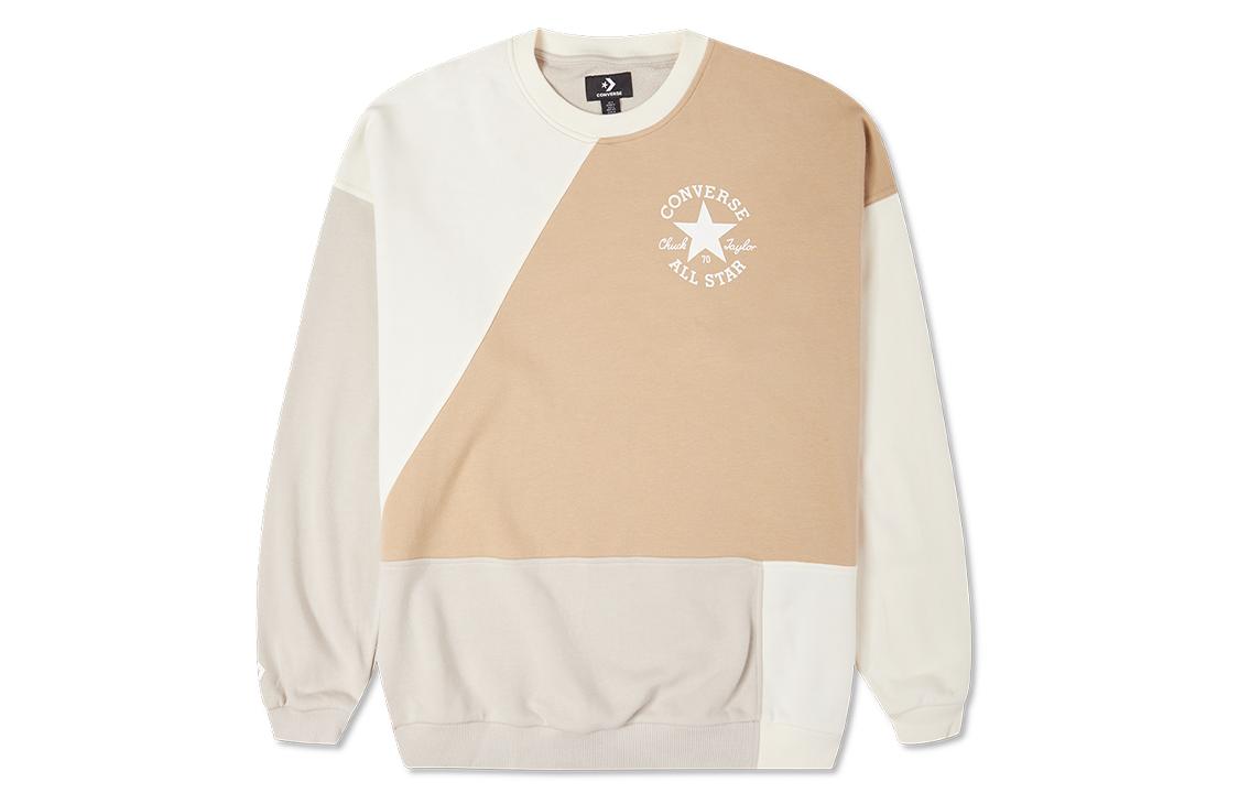 Converse Sweatshirt Women s Khaki Beige Mixed Color 10022964-A02 M