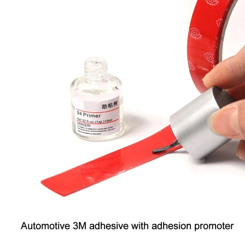 10ML Double Sided Tape Coat Adhesive Activator Adhesion Promoter for Wood Plastic Metal Leather Ceramic Glass Rubber