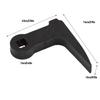 Pry Bar Wrench Adaptor Head Iron Structure Compact 90° Bend 3/8inch Crowbar Adapter Tool for Half Shaft Removal and Car Repair