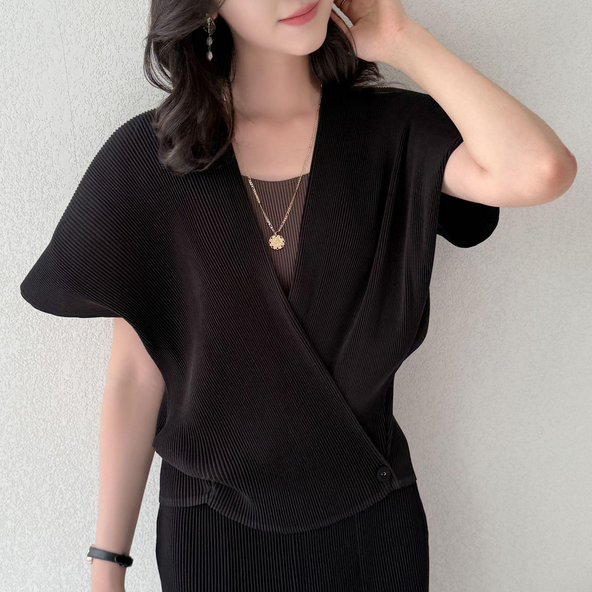 2026 Early Spring Miyake Pleated High-End Fashionable Japanese Korean Casual Outerwear One Size