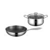 Faust 2-Piece Stainless Steel Wok & Soup Pot Set
