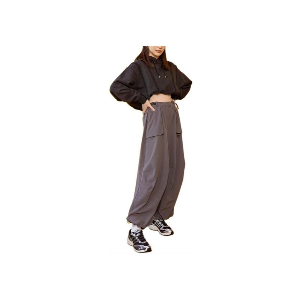 Adidas City Escape Tracksuit Bottoms With Embossed Logo And Side Pockets Women Bottoms Charcoal-Grey JE8583