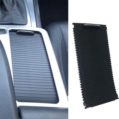 Car Inner Indoor Centre Console Roller Blind Cover For Mercedes Benz C Calss E Class W204 S204 W212 S212 Water Cup Zipper Lid