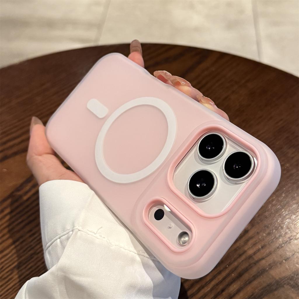 Luxury Candy Color 2in1 Magnetic Case for iPhone 18 17 16 15 14 13 12 Pro Max for Magsafe Charge Clear Matte Shockproof Cover