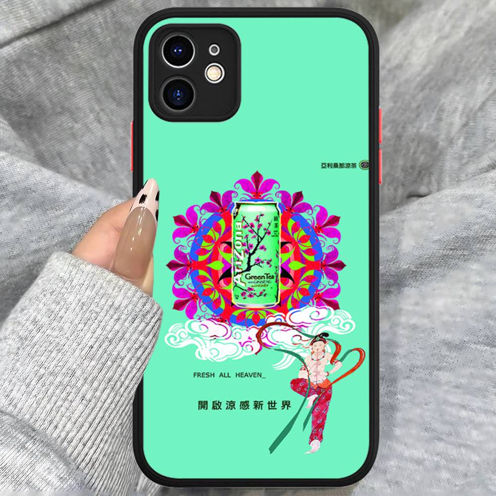 

Fashion Vaporwave AriZona Iced Tea Aesthetic Phone Case For IPhone 16 15 14 11 12 13 Pro Max Plus 12 XS Max Back Cover Matte iphone 13 pro