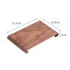 Walnut Wood Tea Tray Dry Brew Coffee Table Home Hotel Serving Display Stand Heat-resistant Thick Tray Simple Design