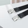 Suit Strap Clip Men'S Anti-Drop Four Clip Buckle 3.5Cm Elastic Elastic Adjustment Dress Suspender Belt