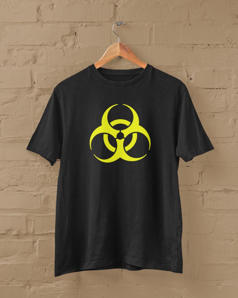 

BIOHAZARD T-SHIRT (heavy metal chemical toxic heavy rock band dad husband gift) Unisex T-Shirt XL