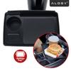 Car Cup and Bottle Holder Phone with 360° Rotating Tray, 2-in-1 Mobile Organizer, Alogy Multiuse Tray™ - Black