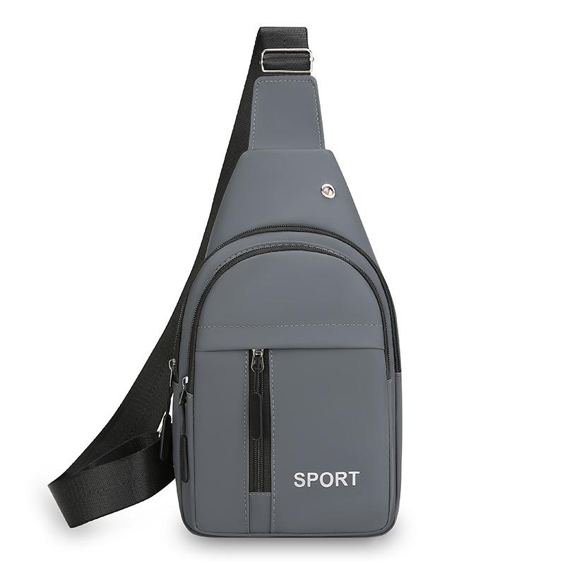 New Fashion Simple Chest Bag Men's New Trend Leisure Shoulder Bag Korean Outdoor Business Slung Chest Bag.