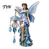 Niche Decorative Wall Fixture Fairy Night Light, Resin Elf Sculpture Lantern for Bedroom, 3D Artistic Lamp Living Room Hanging Art Decor with