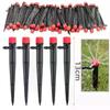 50Pcs Drip Emitters For 1/4" Drip Irrigation Tubing Adjustable 360° Adjustable Water Flow Drippers Garden Irrigation Drippers
