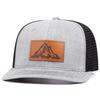 Fashionable And Simple New Mesh Hat Richardson Label Mountain Printed Flat Edge Baseball Hat Outdoor Leisure Sunshade Hat