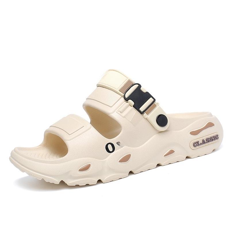 

40-45 Summer Stepping on Poop Feel Men s Sandals 44-45 бежевий/коричневий