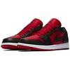 Jordan 1 Low Black Gym Red 553558-610