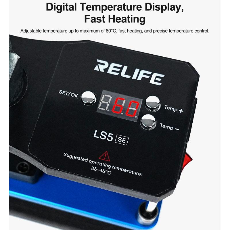 RELIFE LS5 SE Bidirectional Heating and Holding Pressure Palform For Screen Lamination, Frame Reinforcement Repair Tools