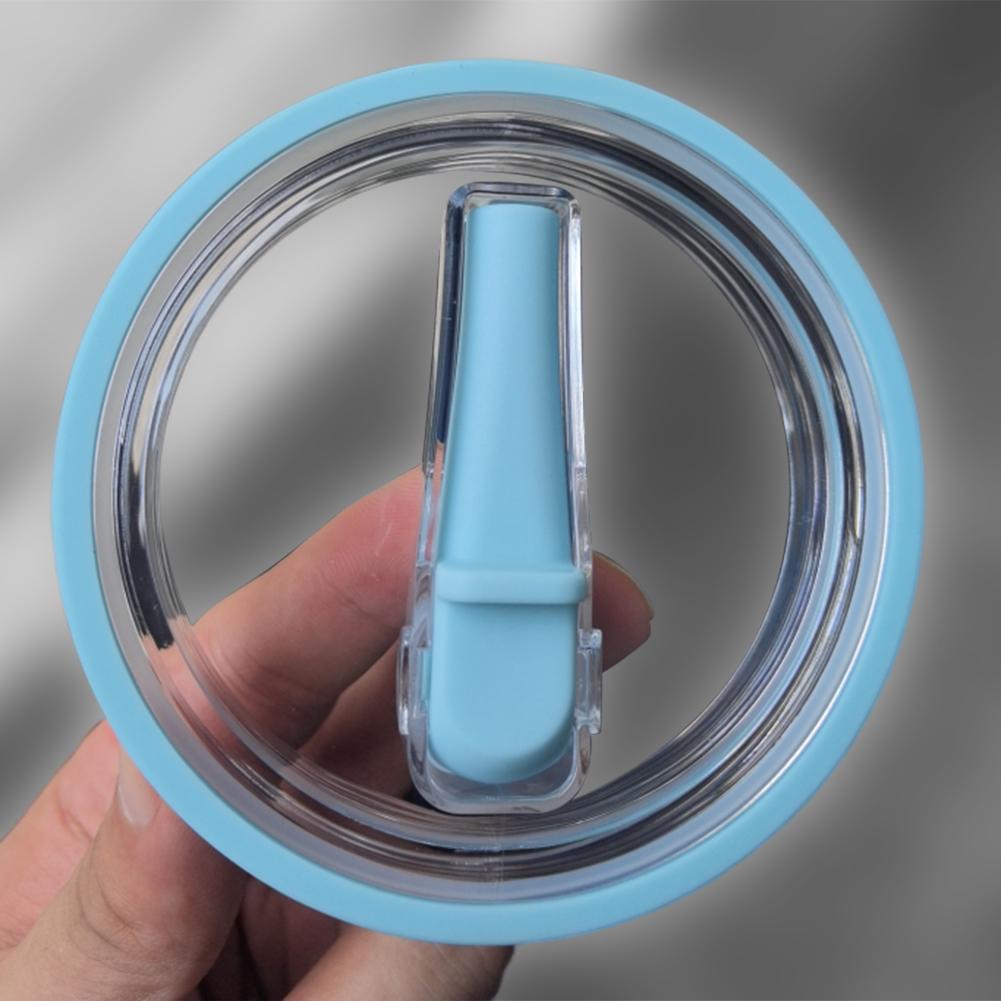 40 Oz Tumbler Flip Straw Lid Replacement Fit For Stanley Quencher Spill Proof Splash Resistant Tumbler Lids Reusable Straw Cap