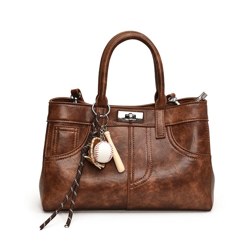 Large Capacity Tote Bag Women's Hand Shoulder Messenger Bag Commuter Bag