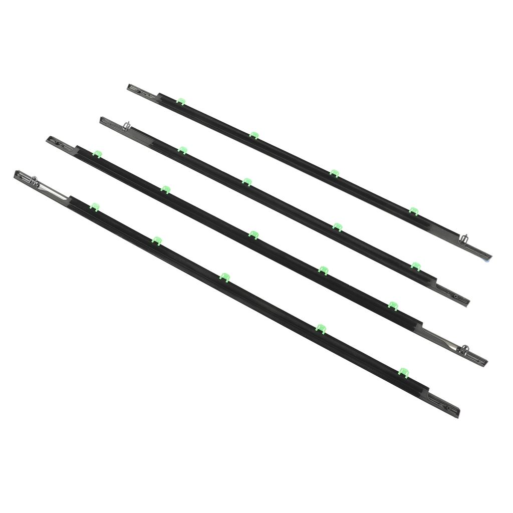 4Pcs Weatherstrip Window Seal 72410 T0G A01 Waterproof Antidust Noise Reduction Replacement for CR‑V