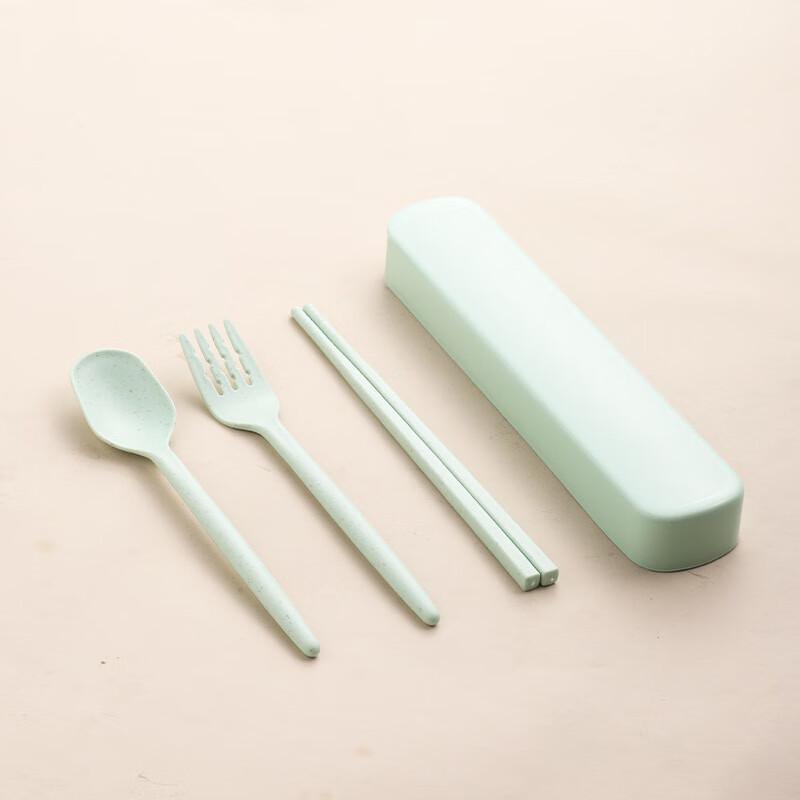 Wheat Straw Portable Cutlery Set