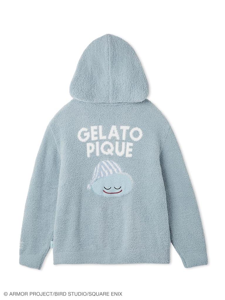 Gelato Pique Dragon Quest Unisex Powder Slime Hoodie Shorts BLU & Set, PUNT255013, (S-M)