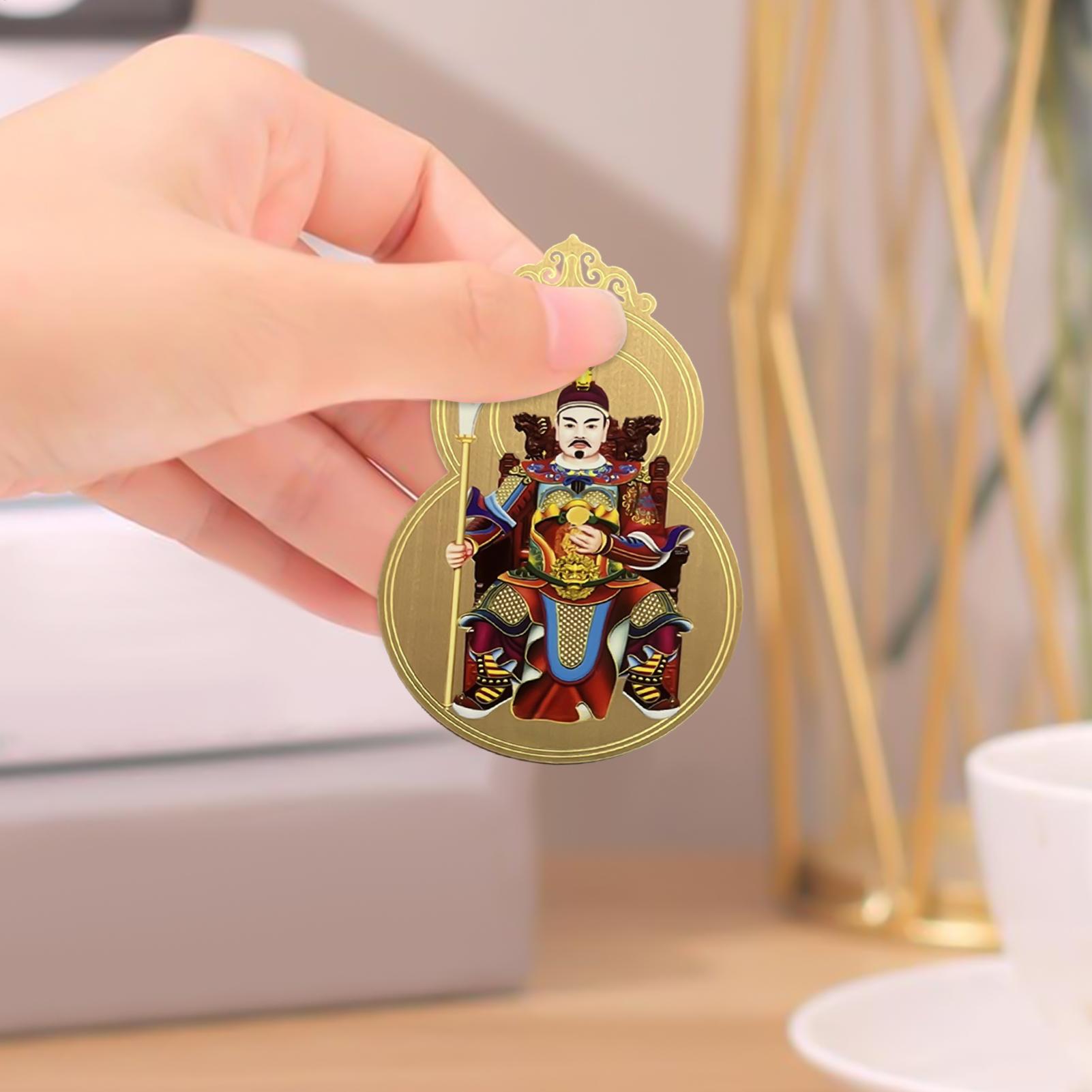 

2026 Год Лошади Тай Суй Золотая Карта с Медной Тыквой Китайский Новый Год Медные Коллекционные Предметы Приносят Удачу Благоприятные Карты China Mainland