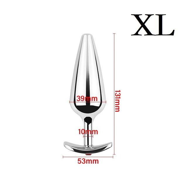 Conjunto de plugue anal de contas de metal pequeno grande plugue anal vestível joias dilatador dildo massageador de próstata brinquedo sexual homem mulher loja