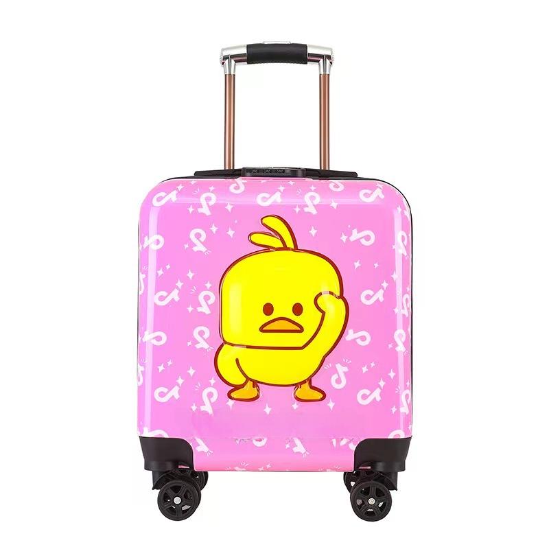 Children's Travel Trolley Suitcase - Universal Wheel, Password Lock, Gift Box