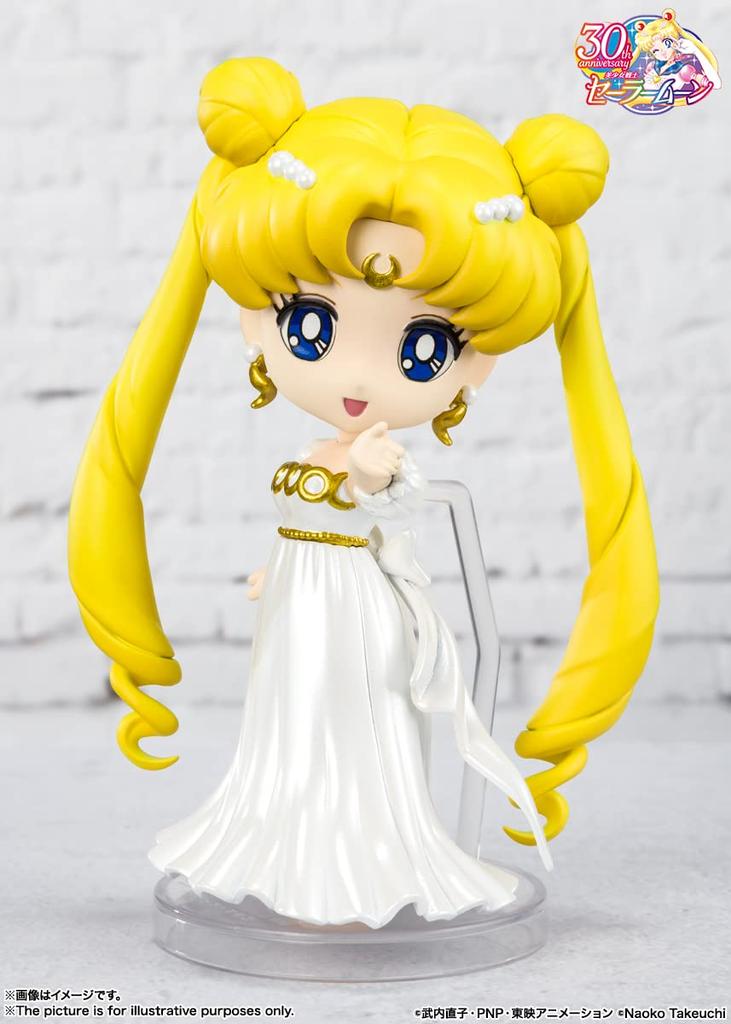 TAMASHII NATIONS Figuarts mini Pretty Guardian Sailor Moon Princess approximately PVC ABS painted action figure Serenity, 90mm, &