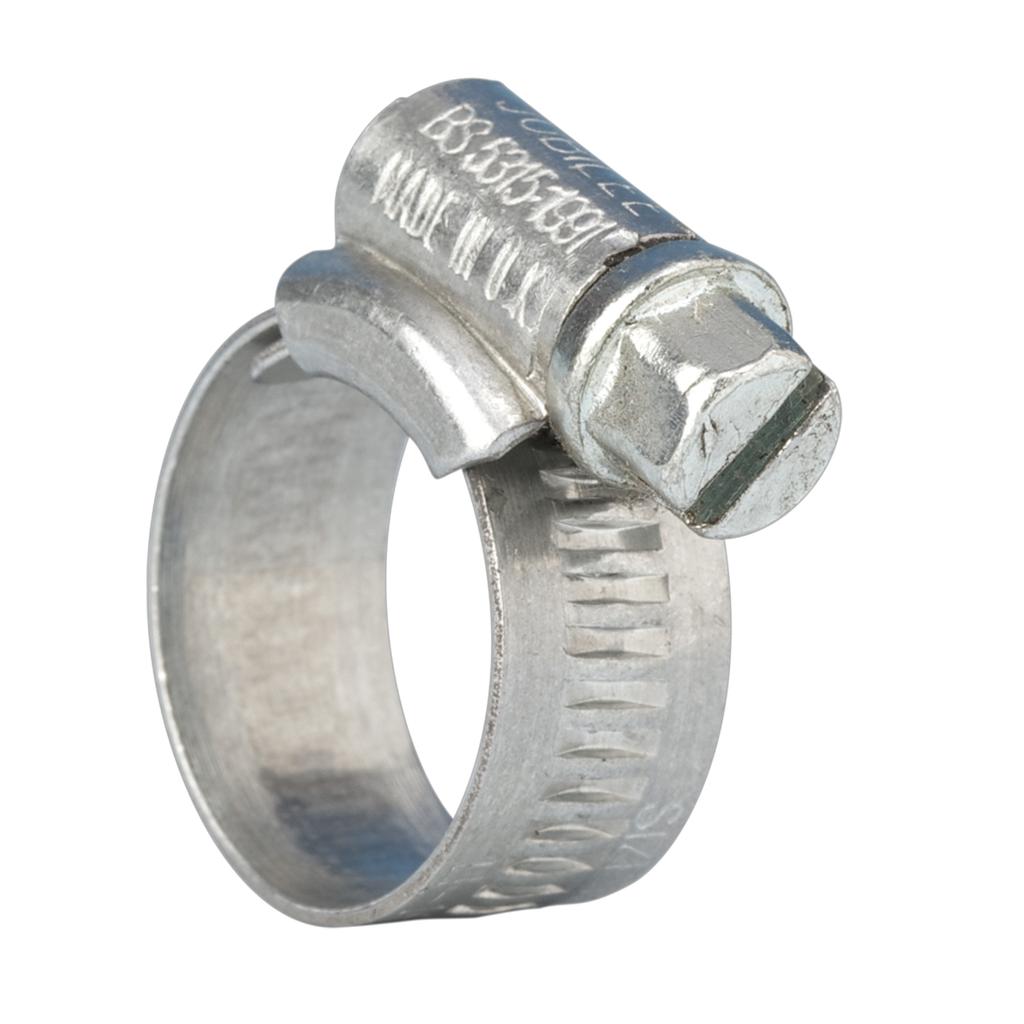 Jubilee Clip 000 Mild Steel 9.5-12mm 10pk