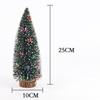 Mini Christmas Trees Artificial Pine Needle Desk Ornaments 10/15/20cm Fake Evergreen Trees for Holiday Decor