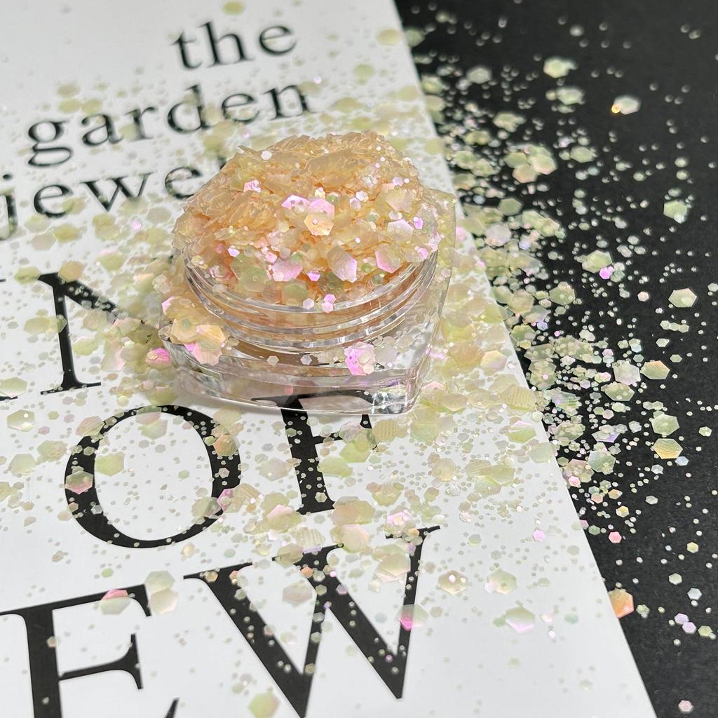 Polarized Pastel Ultra-Thin Large Sequin Nail Art Decorations