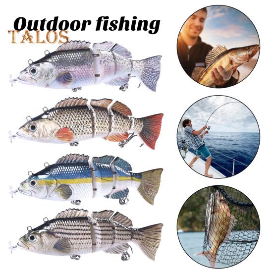 Leurre de pêche électrique multi-articulé 14CM/53G avec flotteur rechargeable USB lumineux LED Swimbait appât artificiel robotique accessoires de pêche