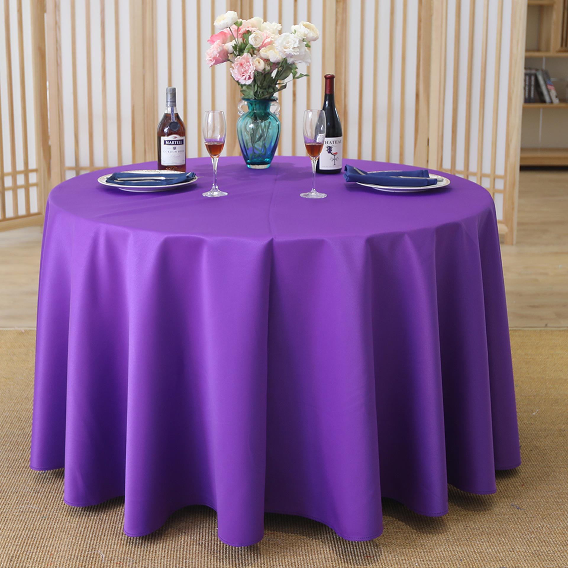 

Скатерть для отеля, однотонная двухсторонняя атласная скатерть, скатерть круглая, квадратная, утолщенная, скатерть для обеденного стола, круглый стол, круглый стол 160cm