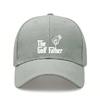 [Golf Dad Hat] The Golf Father Print Polyester Adjustable Breathable Casual Outdoor Sports Baseball Cap For Golf Lovers Men Women